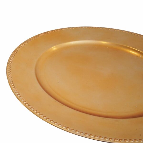 Plato Base Básico Dorado Z&L 33 Cm - Imagen 2