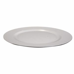Plato Base Básico Plata Z&L 33 Cm