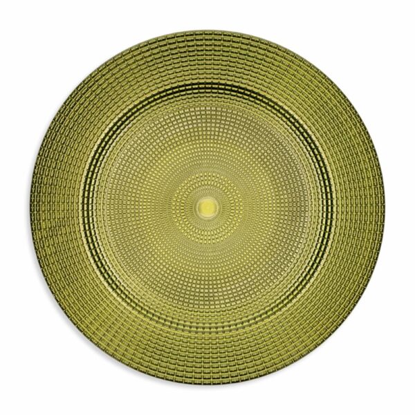 Plato Base Diseño Verde Z&L 33 Cm - Imagen 2