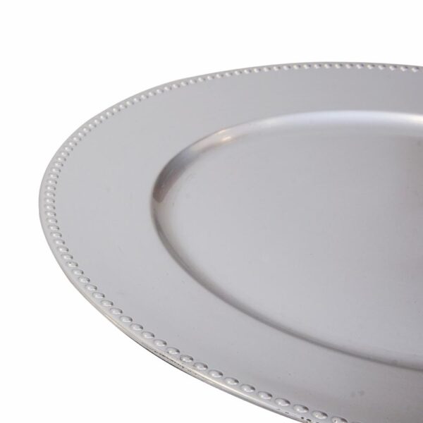Plato Base Diseño Plata Z&L 33 Cm - Imagen 2