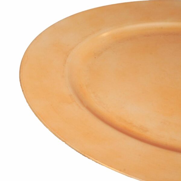 Plato Base Diseño Dorado Z&L 33 Cm - Imagen 2