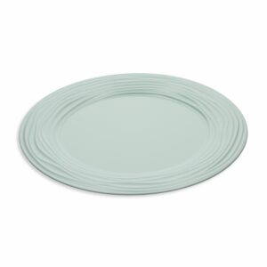 Plato Base Verde Claro Diseño Líneas Z&L 33 Cm