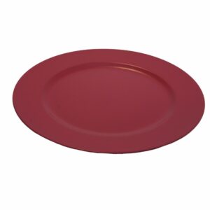 Plato Base Básico Rojo Z&L 33 Cm