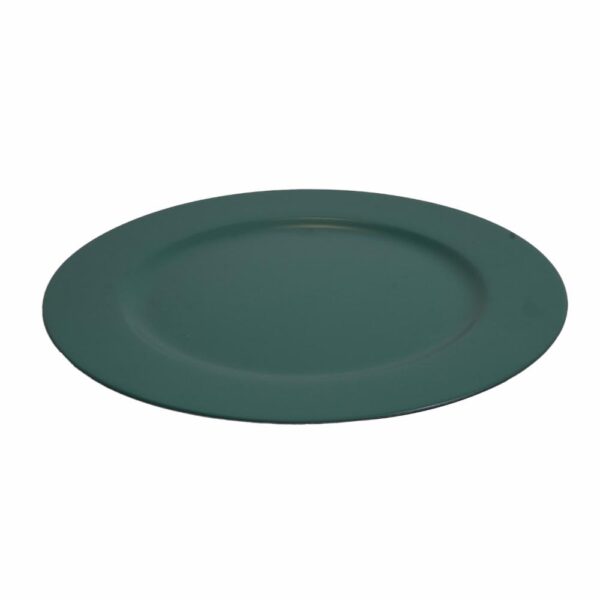 Plato Base Básico Verde Z&L 33 Cm