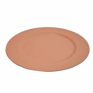 Plato Base Básico Salmon Z&L 33 Cm