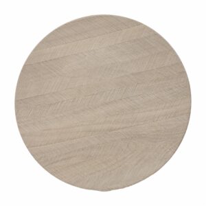 Plato Base Diseño Tipo Madera Natural Z&L 33 Cm