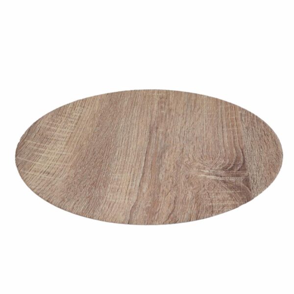 Plato Base Diseño Tipo Madera Z&L 33 Cm