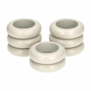 Anillos Servilleteros Delgados Color Natural Z&L Set 8 U