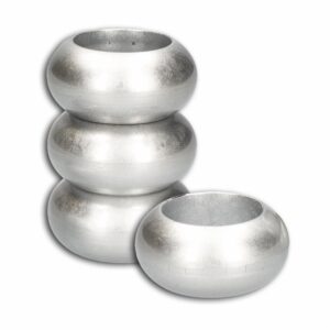 Set Porta Servilleta Silver Z&L 4 Piezas