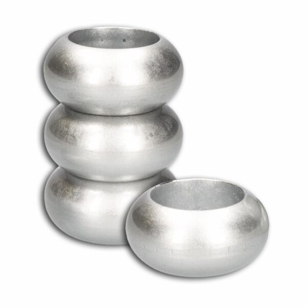Set Porta Servilleta Silver Z&L 4 Piezas