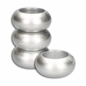 Set Porta Servilleta Silver Z&L 4 Piezas
