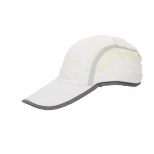Gorra Con Visera Reflectivo Blanca FIGA