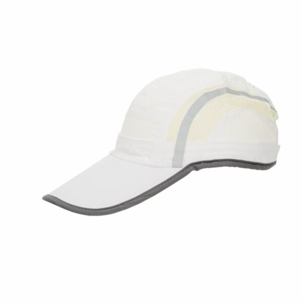 Gorra Con Visera Reflectivo Blanca FIGA