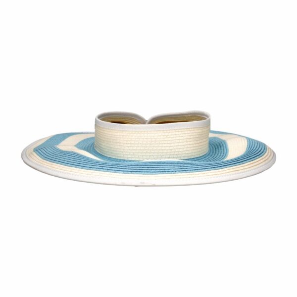Sombrero De Playa Enrollable Celeste FIGA