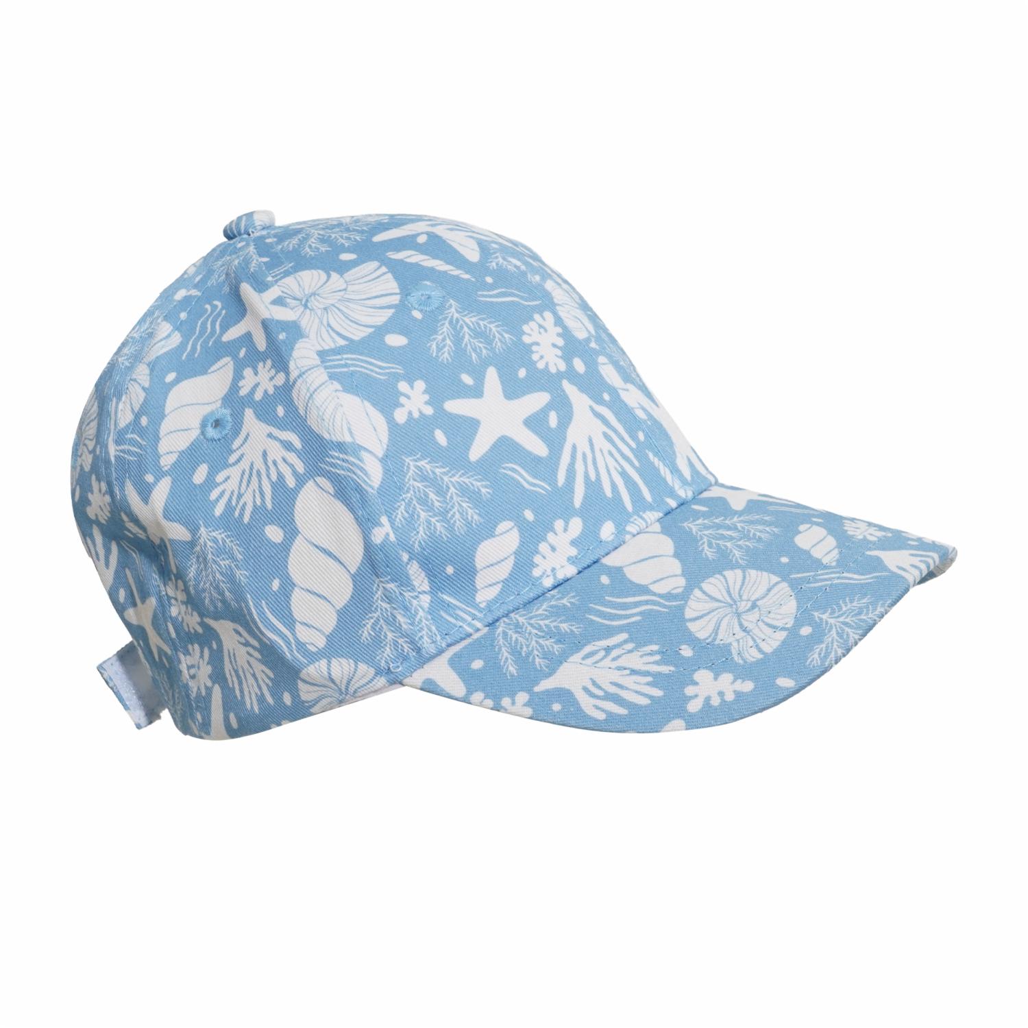 Gorra Celeste Con Visera FIGA - Imagen 2