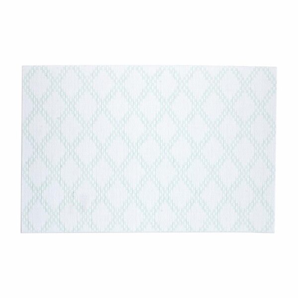 Individual Rombos Azul Aqua FREE HOME 1 Pieza