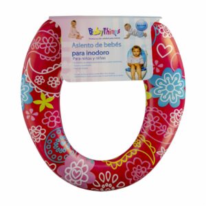 Asiento Para Inodoro Infantil Diseño Flores FREE HOME Unidad