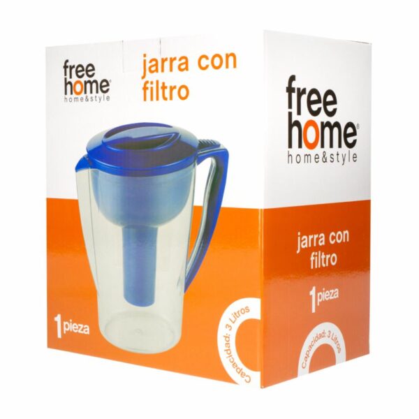 Jarra De Plástico Con Filtro FREE HOME 3 L - Imagen 4