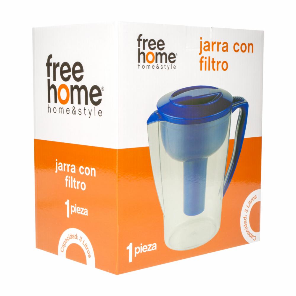Jarra De Plástico Con Filtro FREE HOME 3 L - Imagen 5