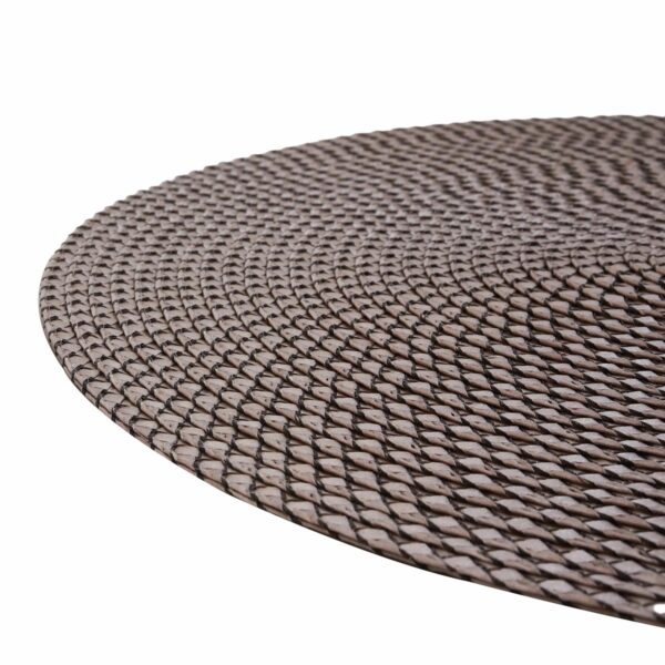 Individual Para Mesa Redondo Gris FREE HOME 38 Cm - Imagen 2