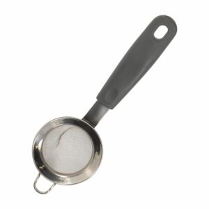 Colador Metálico Con Mango Gris FREE HOME Unidad