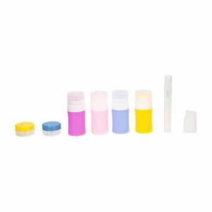 Frascos Para Viaje Multicolor KAFFNY Kit X 8 Uds