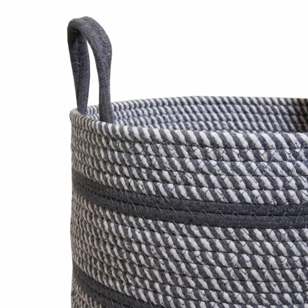 Cesta Gris Con Blanco FREE HOME Pequeña - Imagen 2