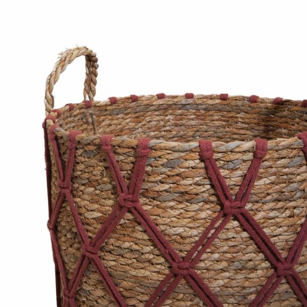 Cesto De Mimbre Con Cordones Naranjas FREE HOME Unidad - Imagen 2