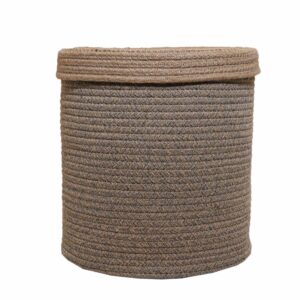 Cesta Multiuso Color Gris Sin Azas FREE HOME Unidad
