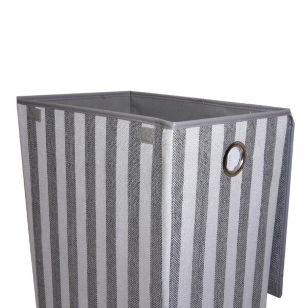 Cesto Para Ropa De Tela Con Rayas FREE HOME Unidad - Imagen 3
