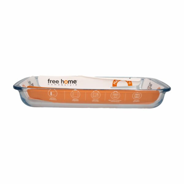 Refractario Rectangular FREE HOME 3 Litros - Imagen 2