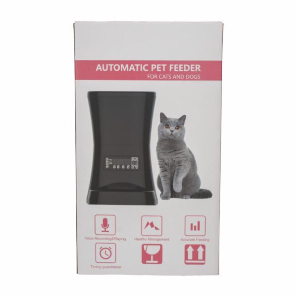 Dispensador De Comida Automático Para Mascotas SLI Unidad - Imagen 5