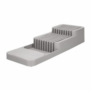Organizador De Cuchillos Color Gris WAHFAY Plastico