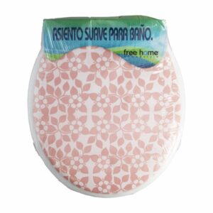 Asiento De Inodoro Flores Rosas FREE HOME Unidad