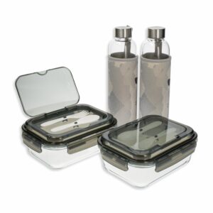 Lonchera Térmica Con Reposteros Y Botellas DELIGHT KING 5 Piezas