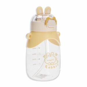 Tomatodo Diseño Oso Color Amarillo Con Correa FREE HOME 650 Ml