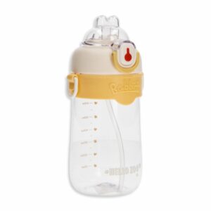 Tomatodo Diseño Oso Color Amarillo Con Correa FREE HOME 800 Ml