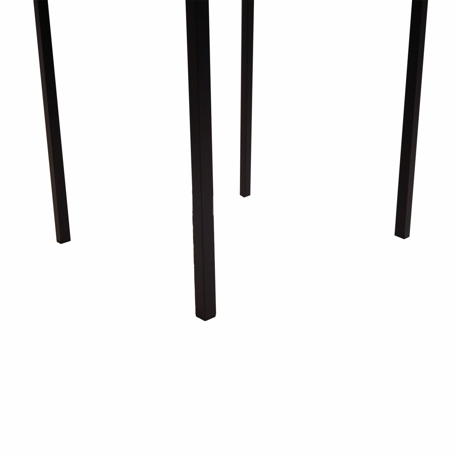 Mesas Auxiliares De Madera Y Soporte De Metal Para Decoración FUJIAN X 3 Uds - Imagen 6