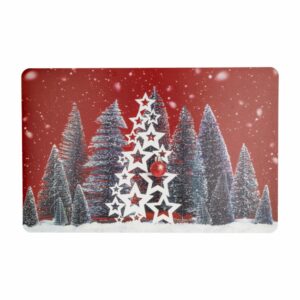 Individual Rojo Bosque De Arboles JOY Unidad