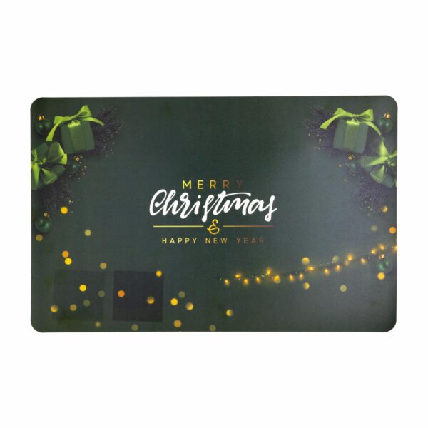 Individual Merry Christmas Verde JOY Unidad