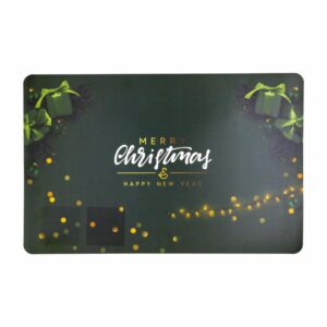 Individual Merry Christmas Verde JOY Unidad