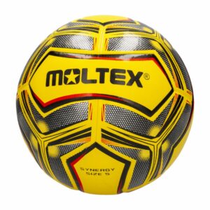 Pelota De Futbol Diseño Sinergy Color Amarilla MOLTEX Numero 5