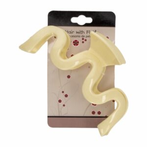 Vinchas Para Cabello Crema HAIR WITH FLAIR Clip