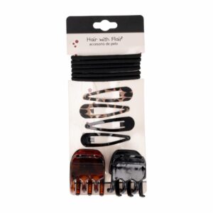 Accesorios Para Cabello Vicha, Clip y Ligas HAIR WITH FLAIR Set