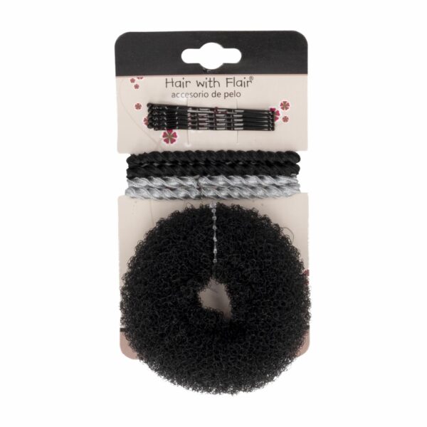 Accesorios Para Cabello Vicha, Invisible y Ligas HAIR WITH FLAIR Set