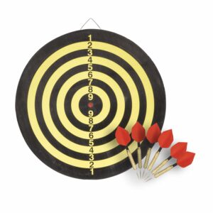 Juego De Dardos Mas Tablero WELSTAR 6 Piezas
