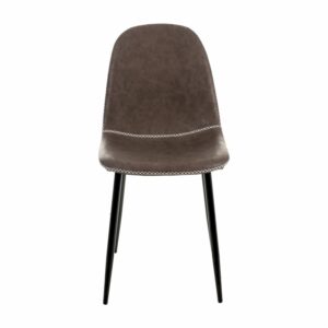 Silla De Comedor Patas De Metal HY Textil Y Metal