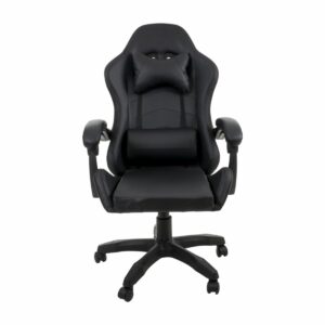 Silla Gamer Con Luz Azul Led Negro HY Luz Led Azul