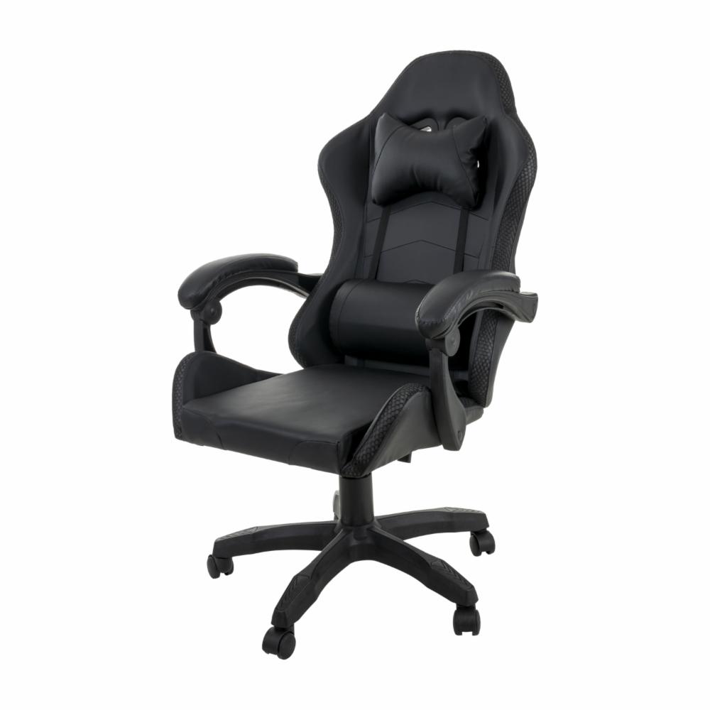 Silla Gamer Con Luz Azul Led Negro HY Luz Led Azul - Imagen 2