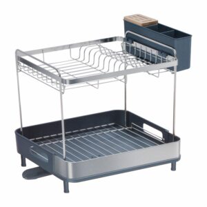 Escurridor De Platos Doble Altura Premium FREE HOME 46.6X32.1X41.3 CM